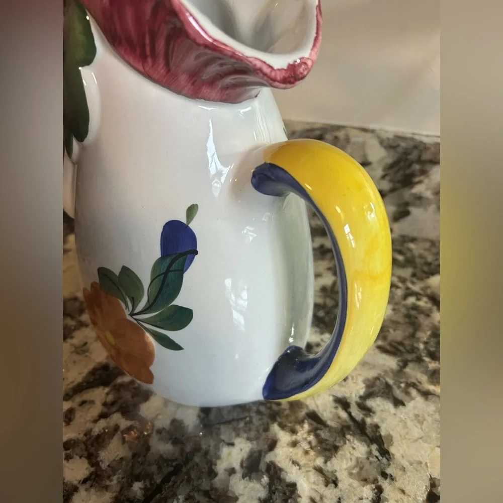 VINTAGE‎ Rooster Vase Cookie Jar Hand painted Ceramic farmhouse